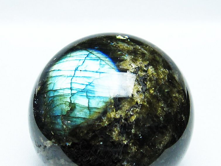 ラブラドライト丸玉76mm[T484-2342]