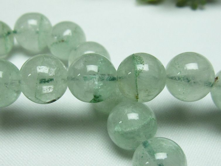 パワーストーン 天然石 グリーンファントムブレスレット 11mm [T683-769]