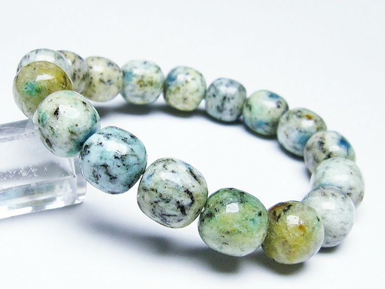 K2ストーン アズライト イン グラナイト ブレスレット[T193-3237]