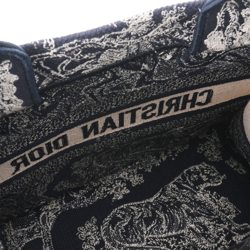 クリスチャンディオールブックトート スモール トワルドジュイ柄