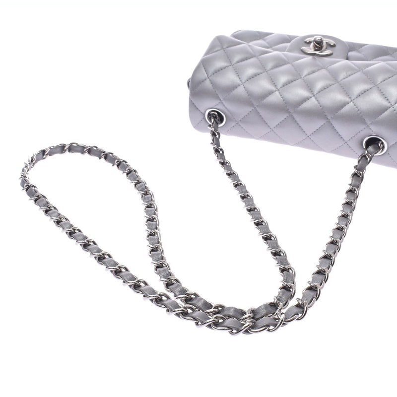 シャネルチェーンショルダーバッグ 14143 シルバー シルバー金具