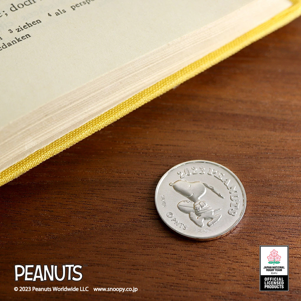 ピーナッツ ラグビー日本代表 純銀 メダル 公式 ラグビー スヌーピー