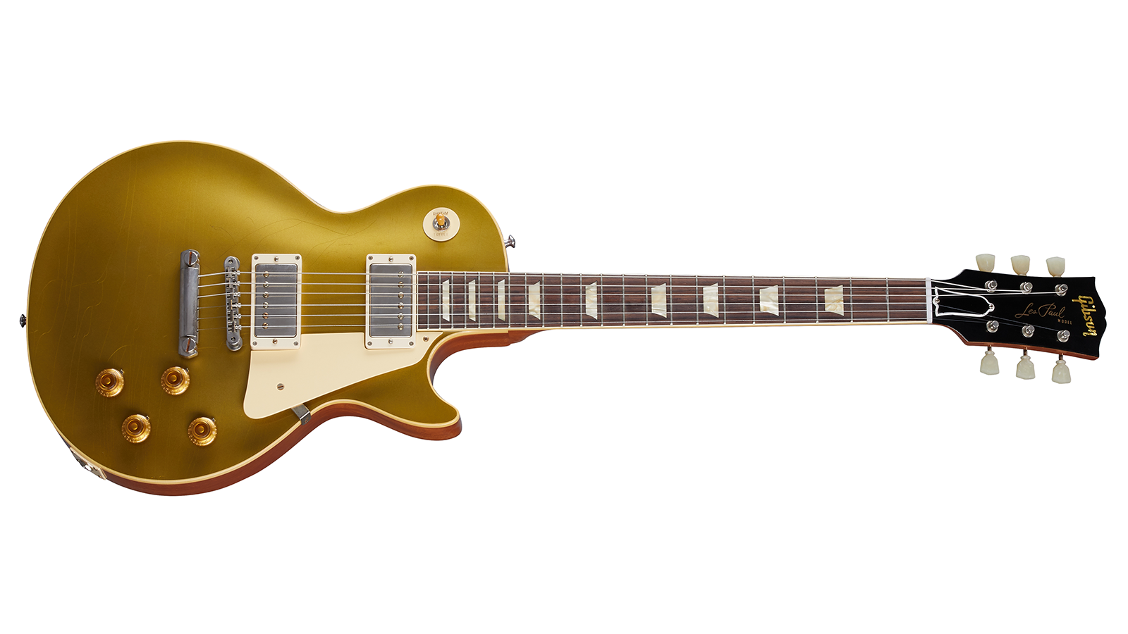 Gibson 純正 エキスプローラー ツキ板＆白蝶貝ロゴ ファクトリー