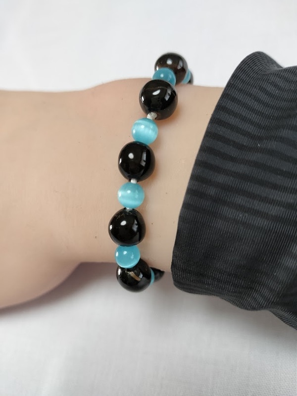 希少黒珊瑚の丸玉ブレスレット【岡田黒珊瑚工房】 ｜鳥取の特産品お