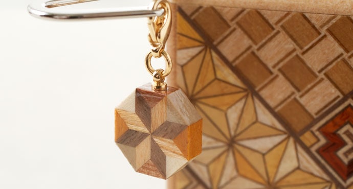 寄木細工 Yosegi-zaiku ミニ秘密箱 2.7寸12回仕掛け 箱根伝統工芸品