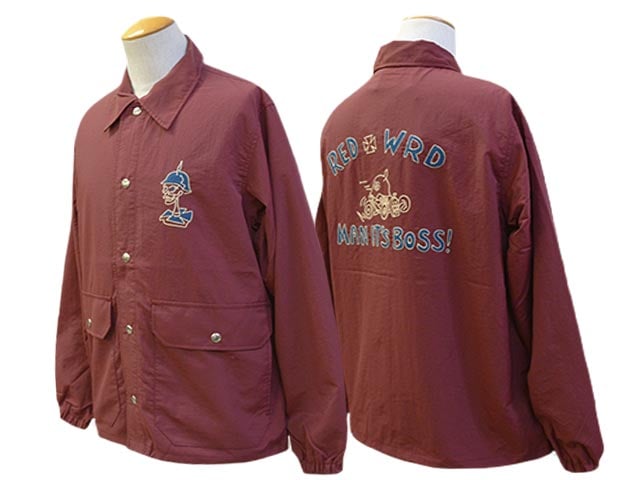 全3色【WEIRDO/ウィアード】2025SS「RED WRD Coach Jakcet/レッドWRD