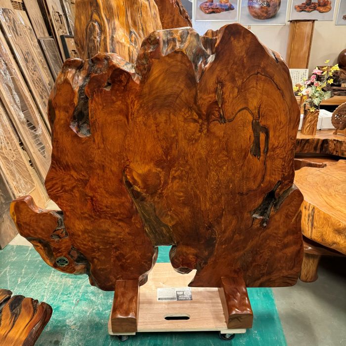 屋久杉自然あぶら瘤衝立（オブジェ・置物）027 | 屋久杉ついたて（衝立