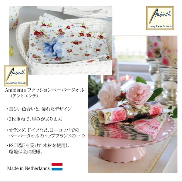 クリスマス】Ambiente ペーパーナプキン/Playing outside 【Lサイズ 20