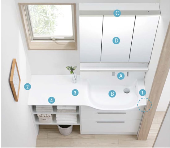 洗面台・洗面化粧台,TOTO オクターブスリム,間口900～949カテゴリーの