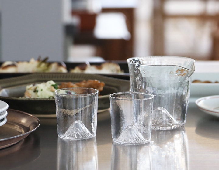 田島硝子 富士山 冷酒セット | メーカー別,た行,田島硝子 | がらんどう