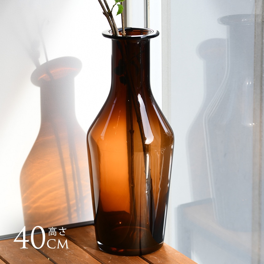 花瓶 ガラス 北欧 おしゃれ ブテリカ L 高さ40cm ガラス花瓶 カラー