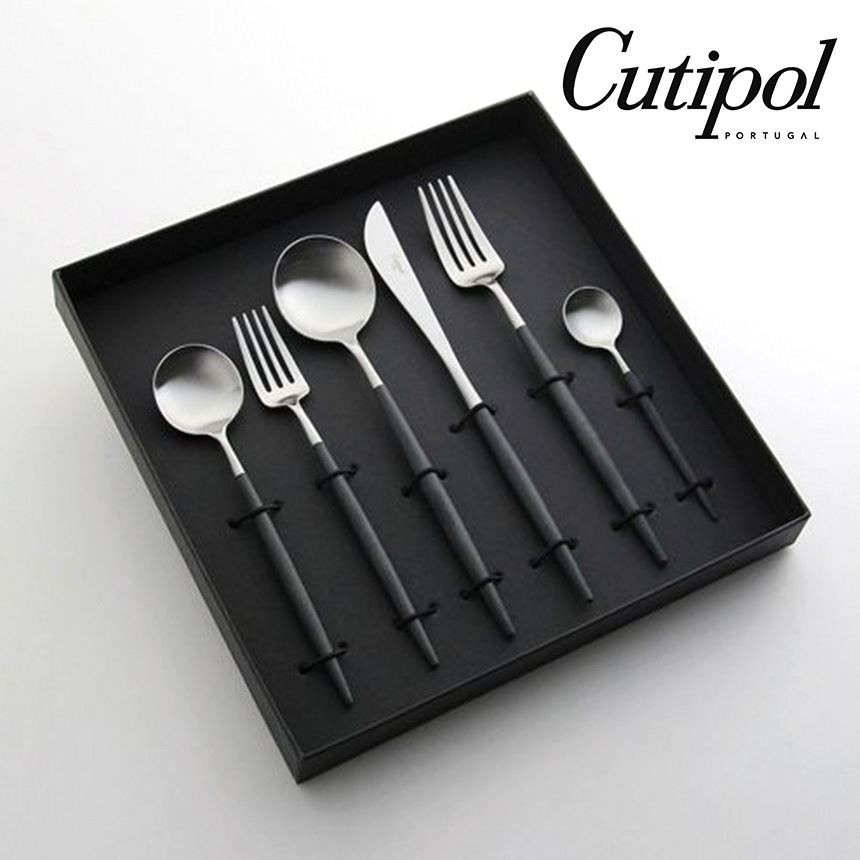 Cutipol クチポール アリス ブラック 3本セット カトラリーセット