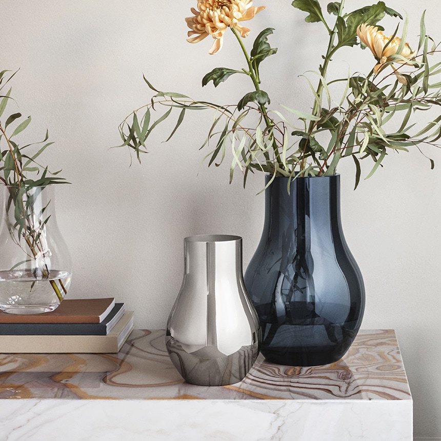 ジョージジェンセン CAFU VASE フラワーベース 花瓶 ステンレス S 直径