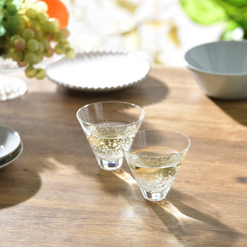 Sghr スガハラ シャンパングラス ア ワ グラス A WA GLASS 泡クープ