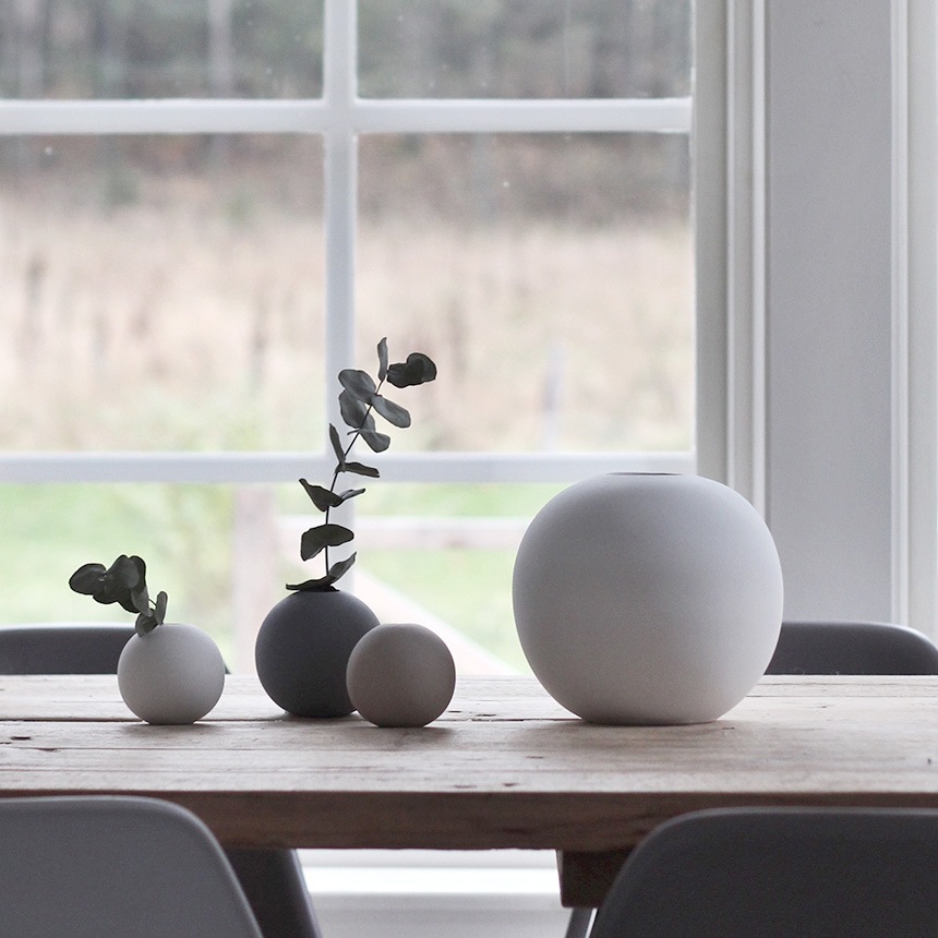 COOEE クーイー Ball Vase 直径20cm 北欧 花瓶 丸い 陶器 おしゃれ