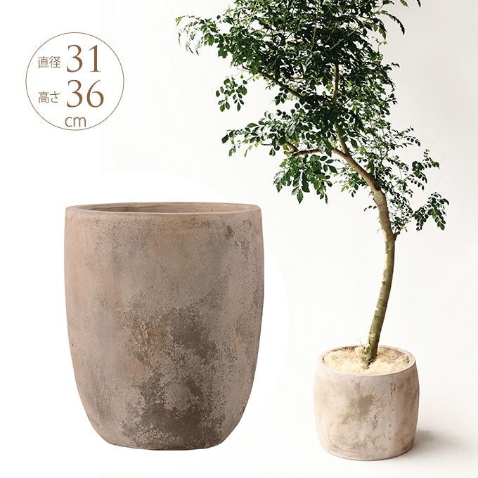 大型 鉢 プランター テラコッタ アルトエッグ 直径43cm 大きい