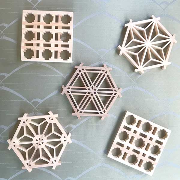 組子細工5点セット｜新潟の通販サイト「ガタ市」