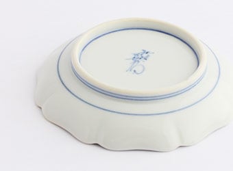 長右衛門窯 花形皿（小／紙風船）｜九谷焼のうつわ｜和食器通販 じろや