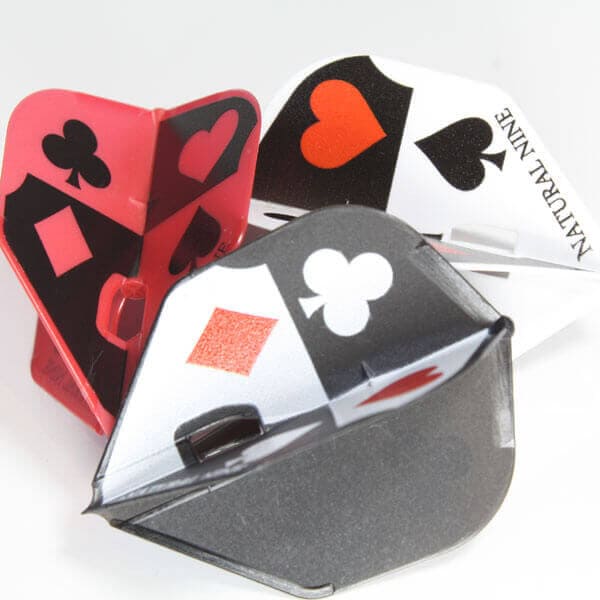 ナチュラルナイン トランプ ミックス シェイプ ダーツ フライト