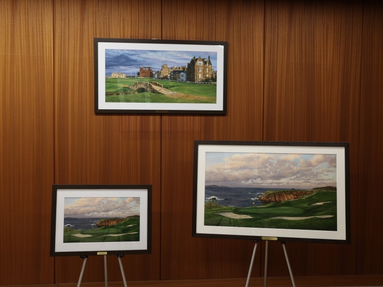 新作登場！【憧れのコースを独り占め】リンダ・ハート アート作品