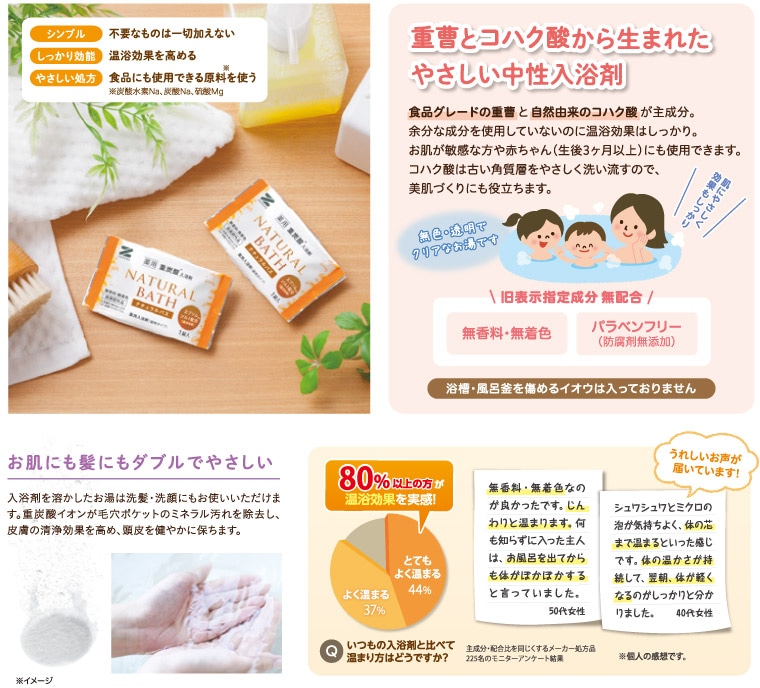 ポイント2～3倍！】ナチュラルバス（薬用・重炭酸入浴剤） 9錠入り