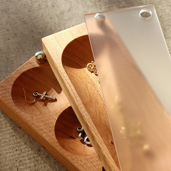 ネックレス】「Jewelry Case ネックレスタイプ」木の美しいジュエリー