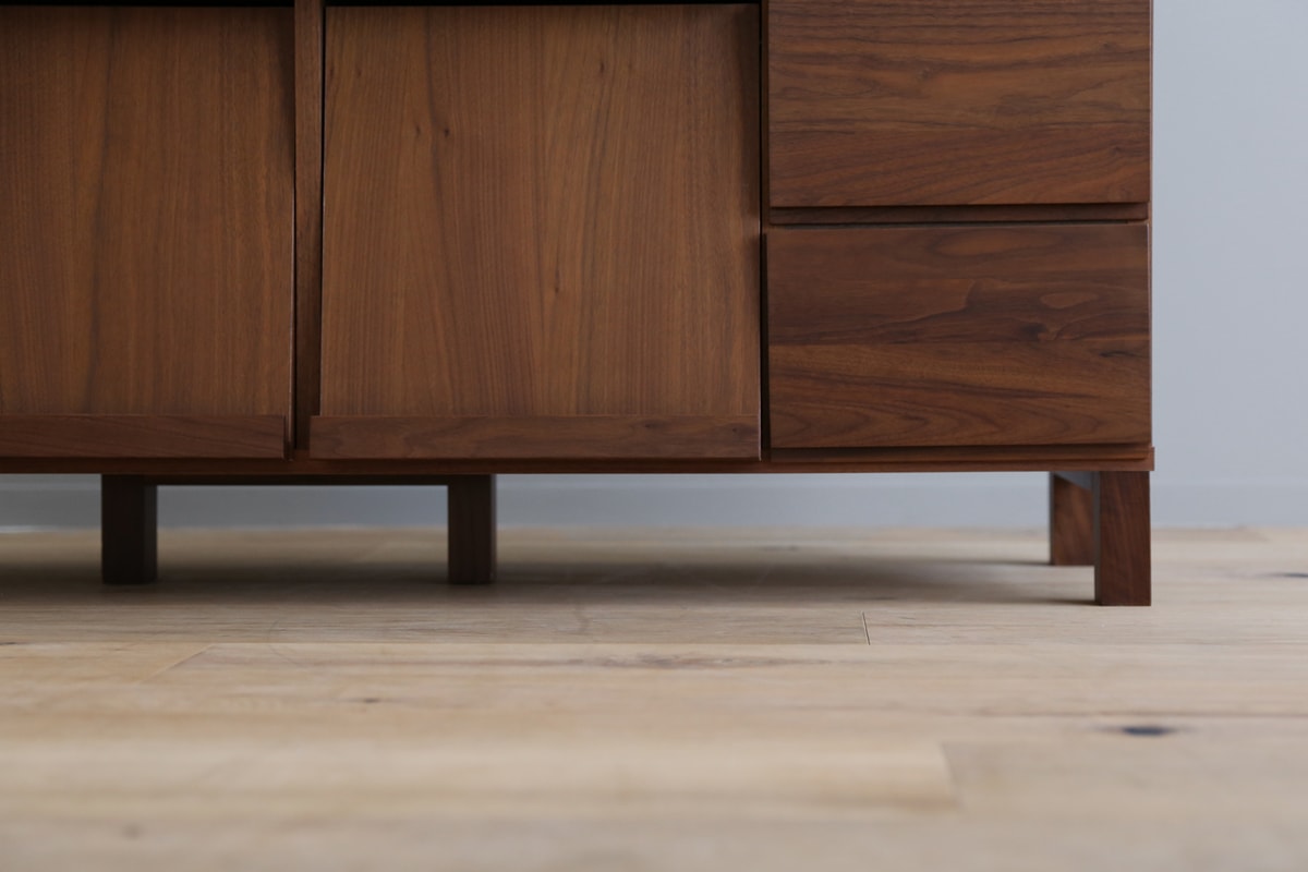 LECCE 143マガジンレコードラック ウォルナット