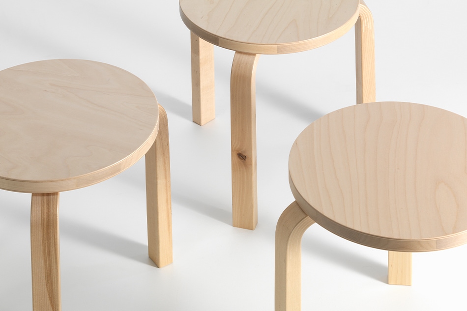 STOOL 60 Wild Birch（スツール60 ワイルドバーチ）/ Artek