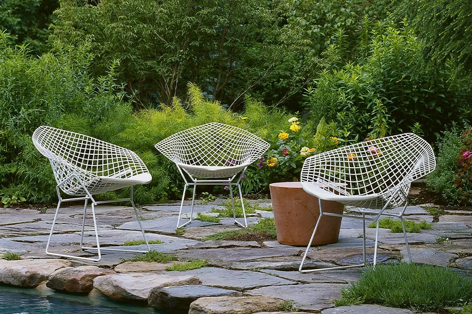 Bertoia Diamond Armchair（ベルトイア ダイヤモンド アームチェア