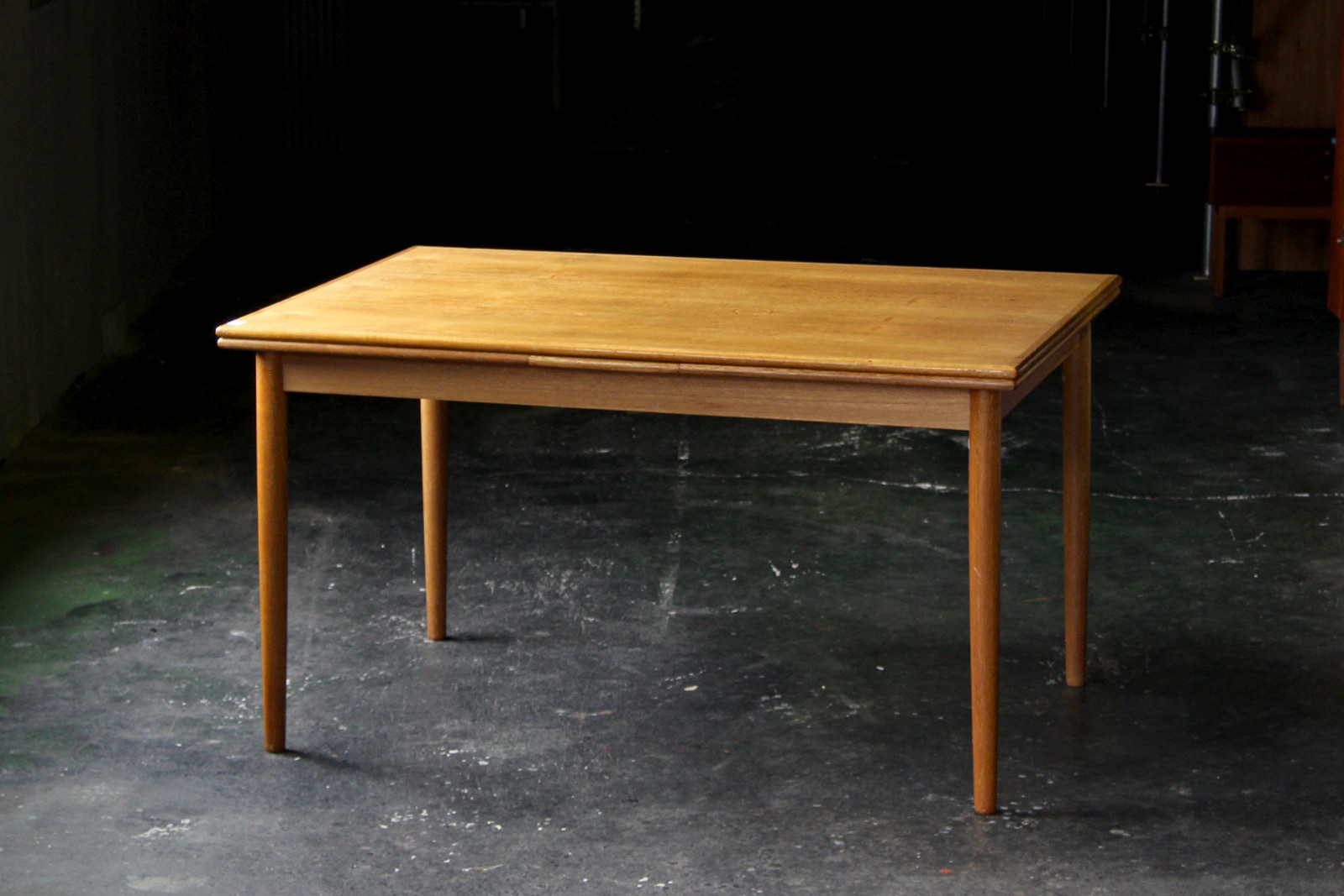 DK19-303 北欧 アンティーク家具 ダイニングテーブル エクステンション