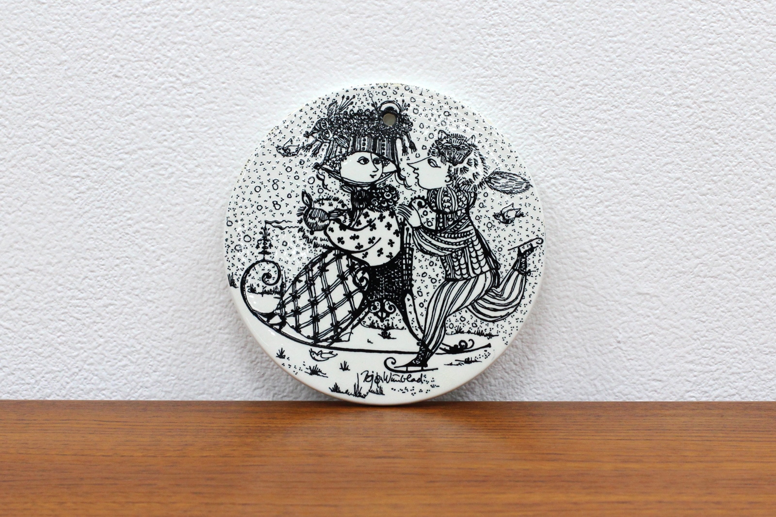 ○北欧 ヴィンテージ 雑貨 ビヨン・ヴィンブラッド マンスリープレート