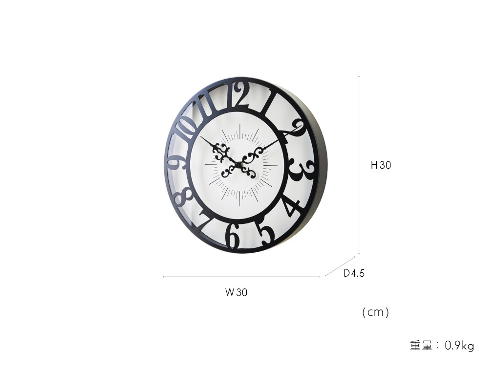 Gisel ジゼル ウォールクロック | 掛け時計 | INTERFORM INC.ONLINE SHOP