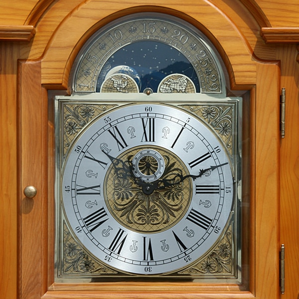 ホールクロック ナチュラルカラー ドイツ製ムーブメント オーク