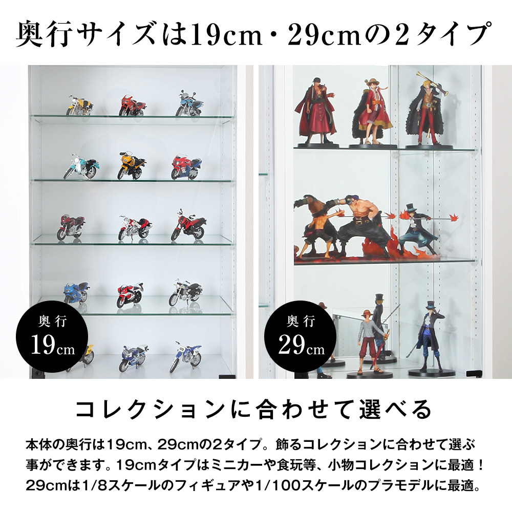 コレクションラック レギュラー ハイタイプ 幅55cm×奥行19cm