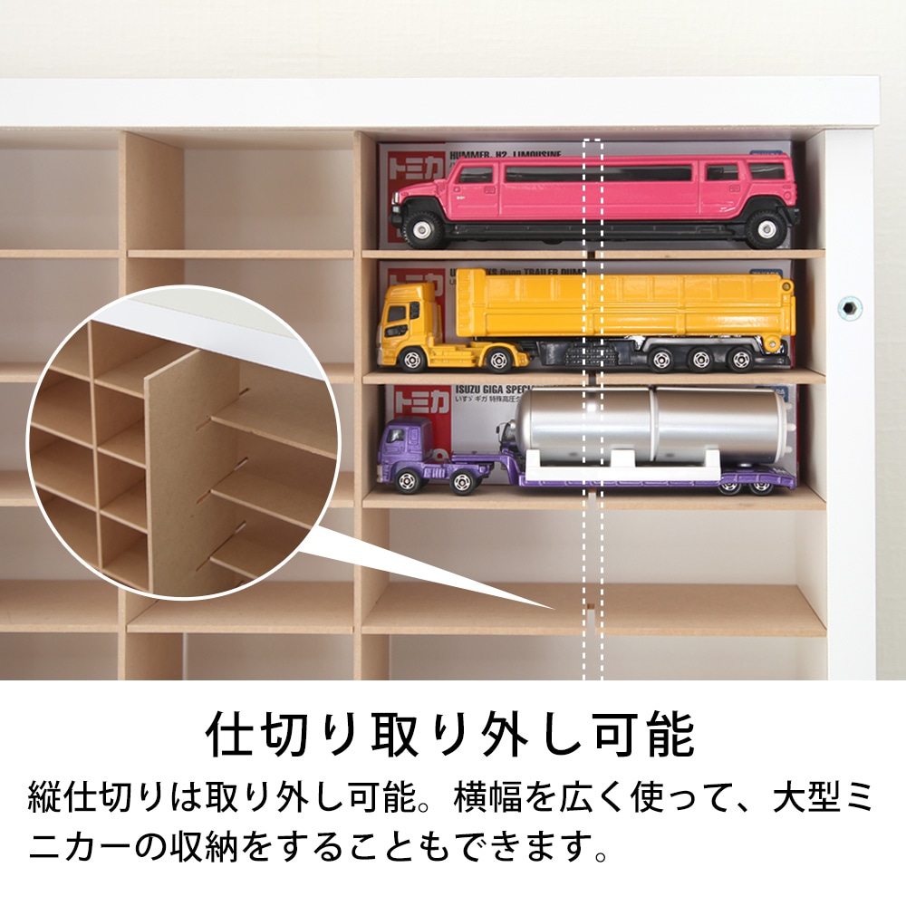 トミカ対応 ミニカー専用ディスプレイラック MCD-78 商品説明 ｜JAJAN