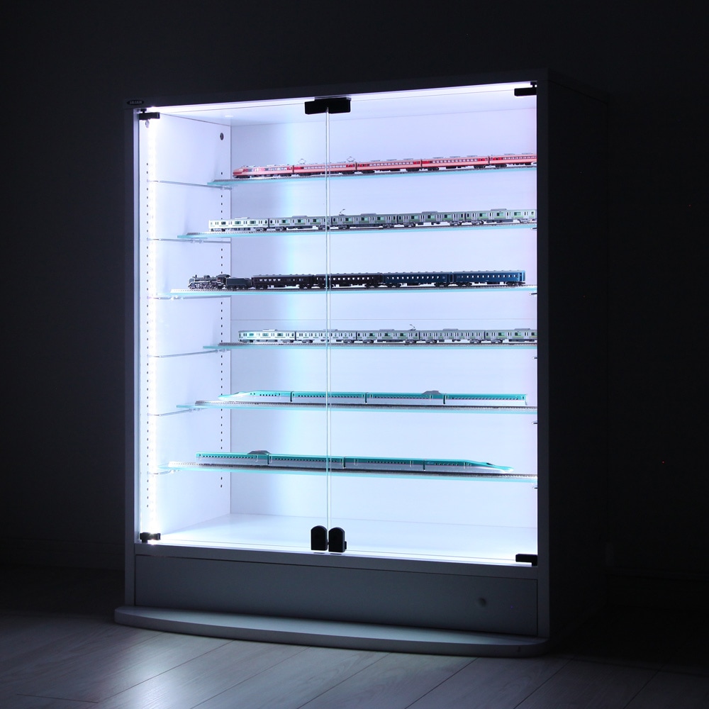 コレクションラック ユニール専用オプション】 ガラスひな壇 Sサイズ