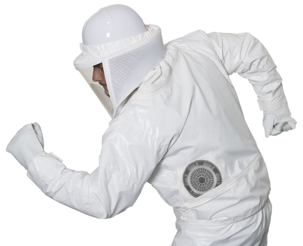 蜂 スズメバチ 駆除 退治 蜂防護服 ラプターPRO GALE V-2200 電動