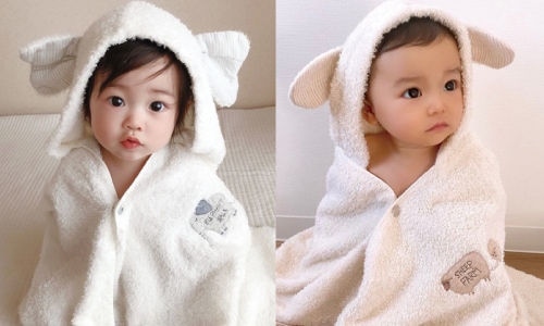 フラッフィーギフトセット（フード付バス×1ハンカチ×1） | Gift