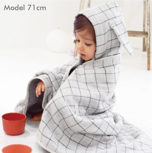 グラフ フード付バスタオル | DESIGNforBABY | | 今治タオルのコン