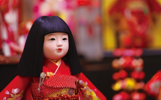 雛人形、市松人形、球体関節人形を大阪で製造しています人形工房松寿の