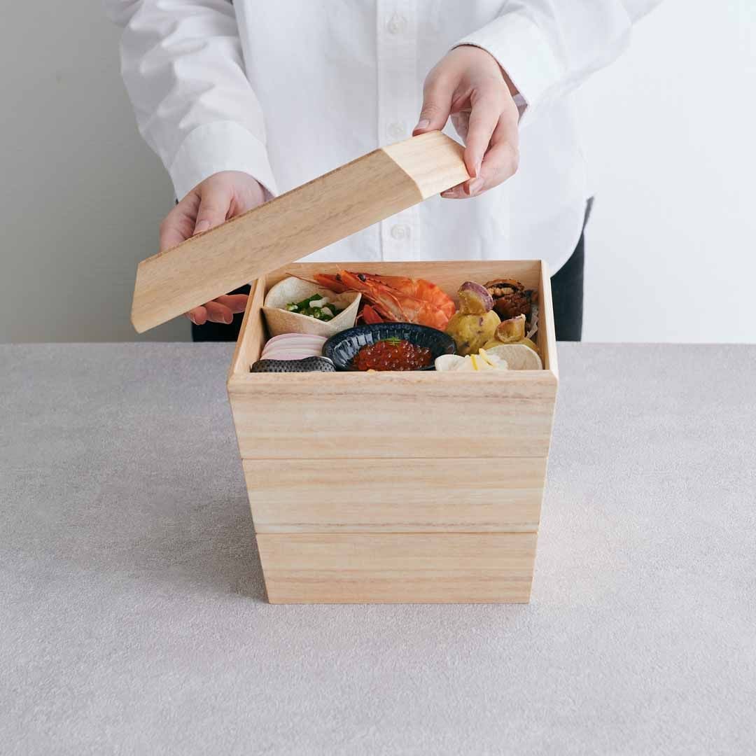 増田桐箱店】 重箱 3段｜キッチン用品,保存容器・調味料入れ｜kurasso