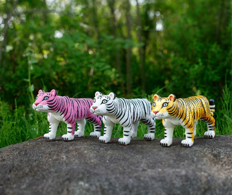 求龍堂限定特典付き 】三沢厚彦 ANIMALS トラ ゴールド ソフトビニール