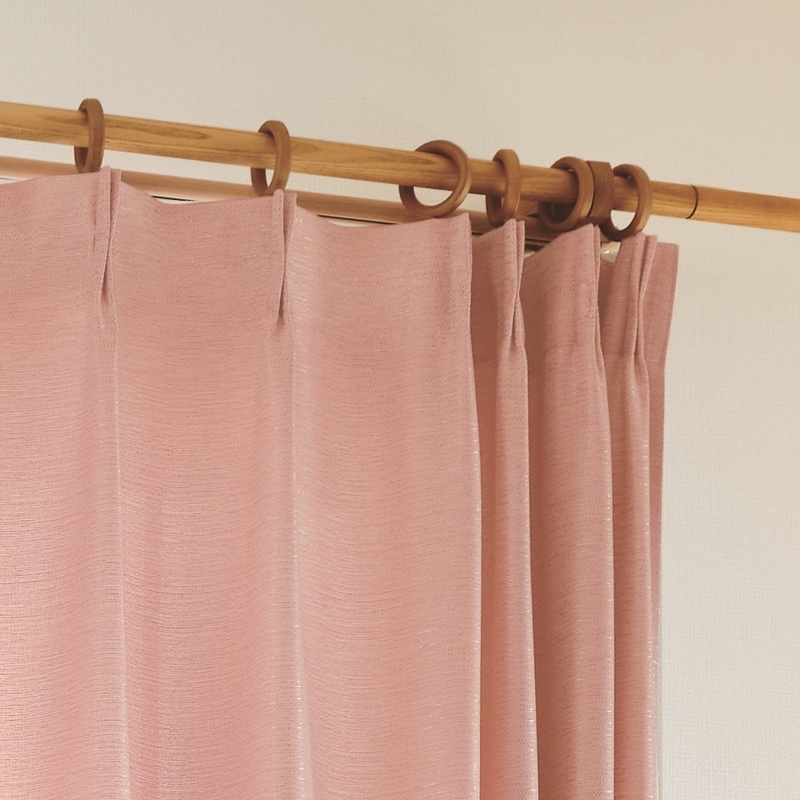 防炎＞優しいカラーの日光をお部屋にとりこむ非遮光カーテン【SI