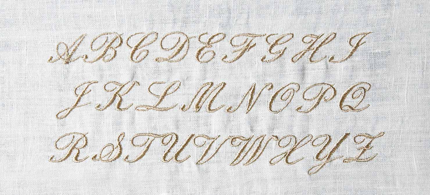 イニシャル刺繍｜Lino e Lina ONLINE SHOP