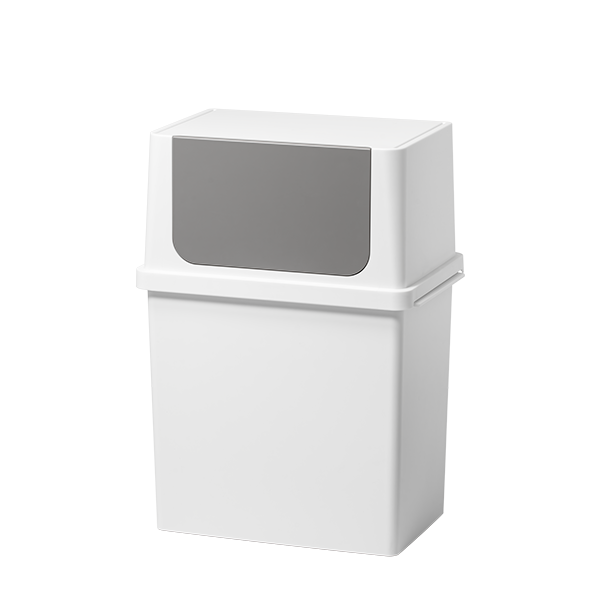 ライクイット フロントオープントラッシュビン 17スリム ホワイト like