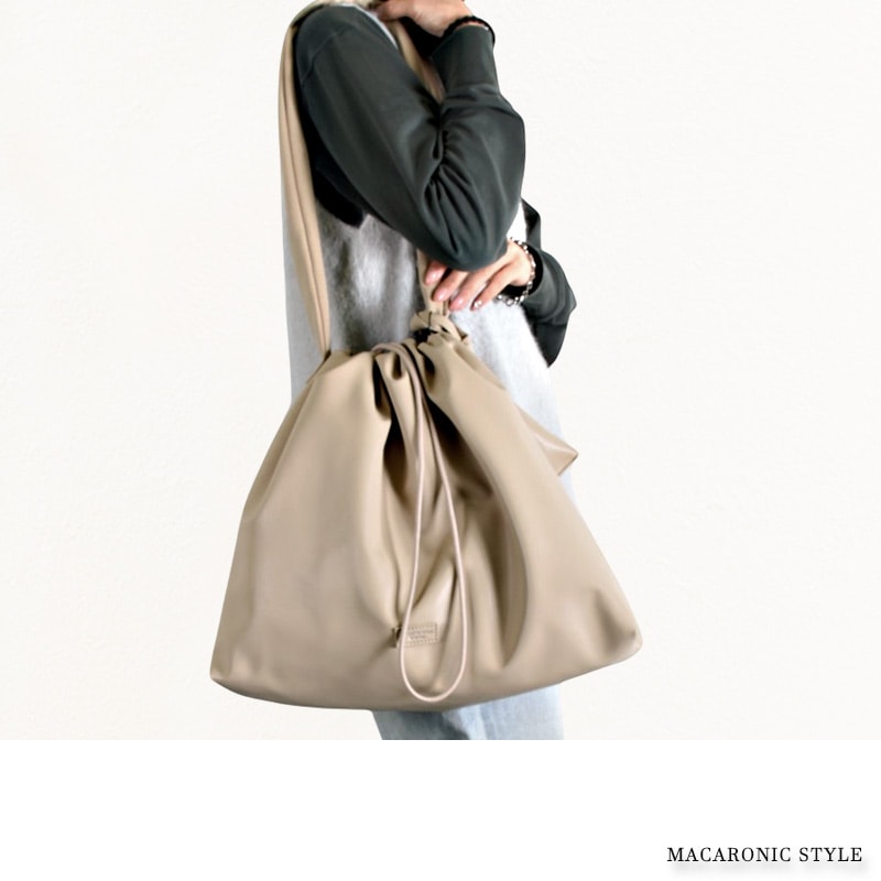 30％OFF】やわらか巾着ショルダー（40297） : 商品詳細 - MACARONIC