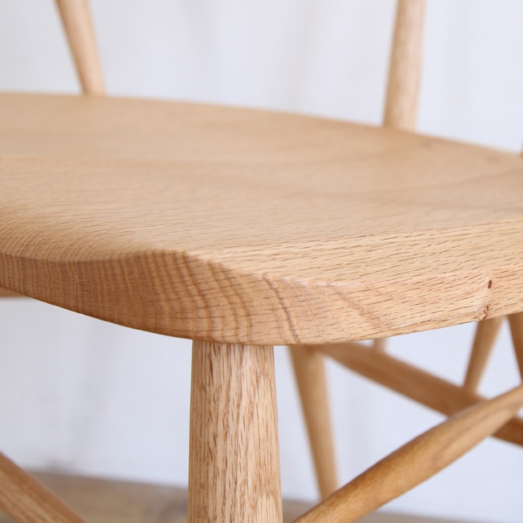 カフェチェア/椅子 オーク オイル塗装/ウレタン塗装 W512A 【高山