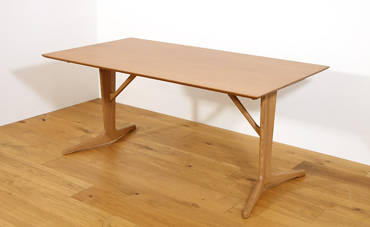 B品・在庫処分】日進木工 geppo(ゲッポ) ダイニングテーブル 幅160cm