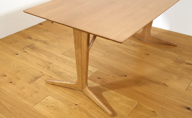 B品・在庫処分】日進木工 geppo(ゲッポ) ダイニングテーブル 幅160cm
