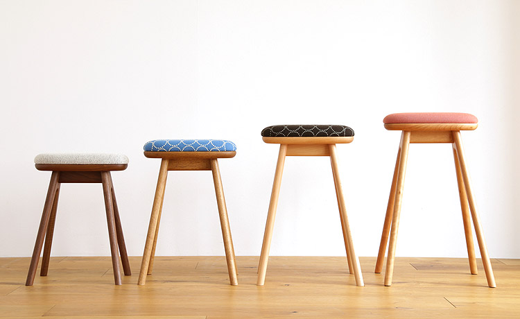 ノーマ ハイスツール 木製 北欧 軽量 高さ68cm 63cm 58cm 53cm 48cm